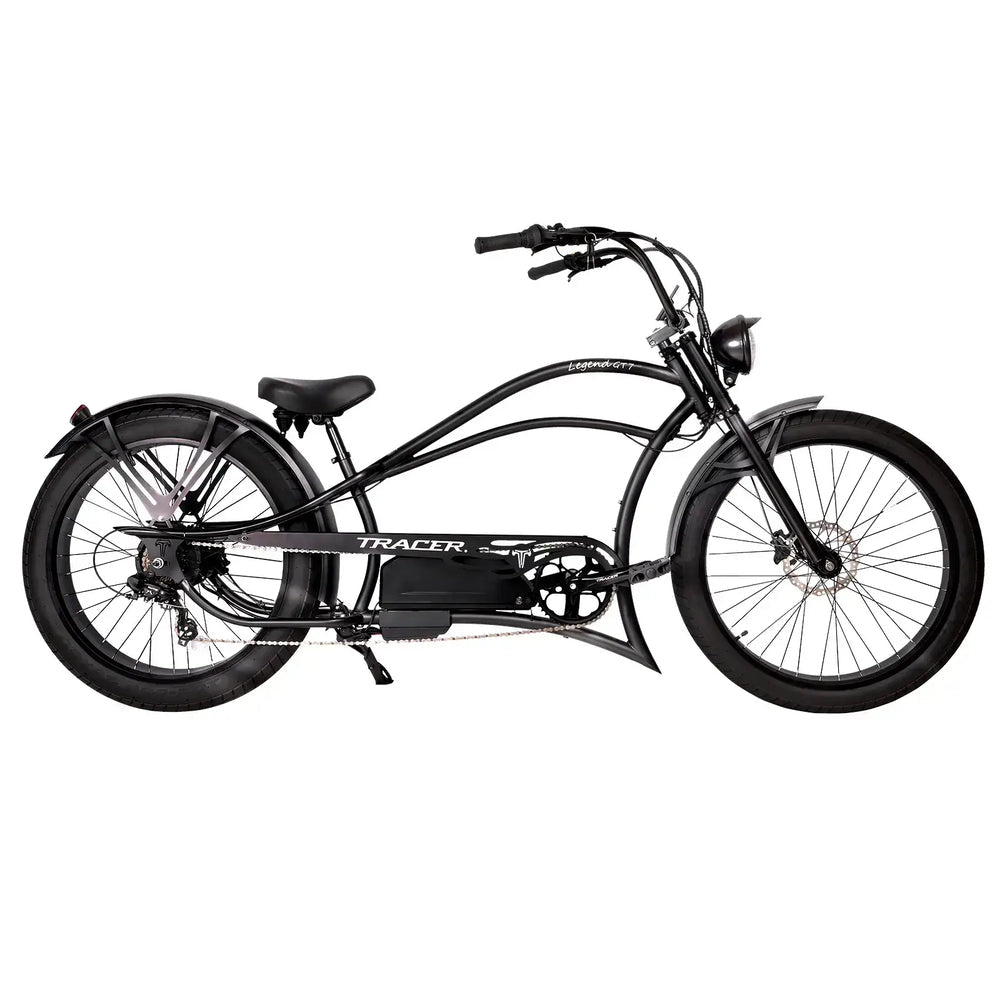 Tracer Legend GT7 Electric Bike 1000W Stretch Cruiser Chopper (EB-LEGEND GT7)