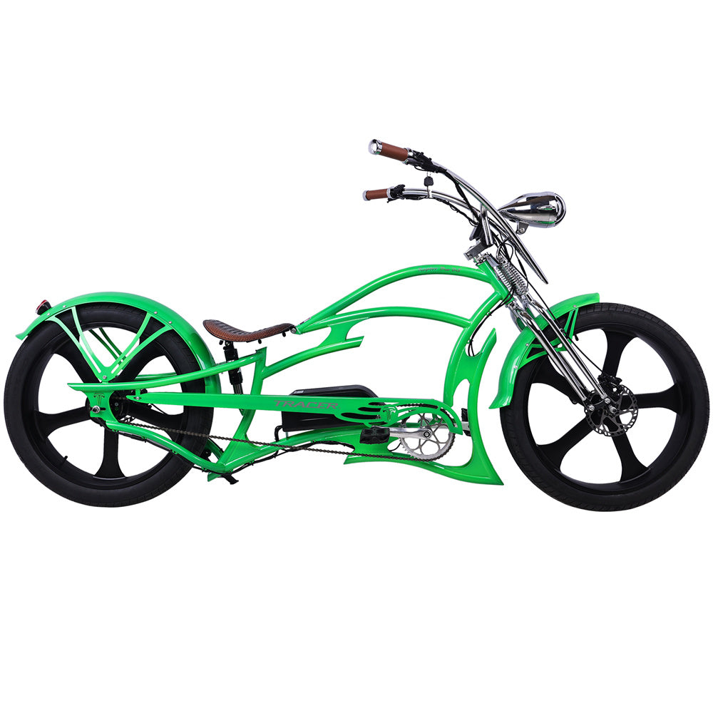 Tracer Raptor Pro DS Electric Bike 800W Stretch Cruiser (EB-RAPTOR PRO DS)