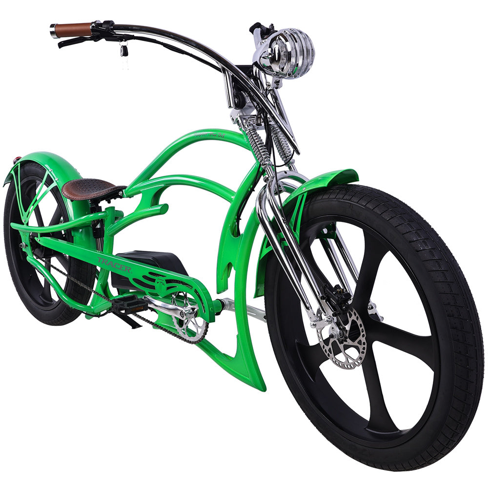 Tracer Raptor Pro DS Electric Bike 800W Stretch Cruiser (EB-RAPTOR PRO DS)