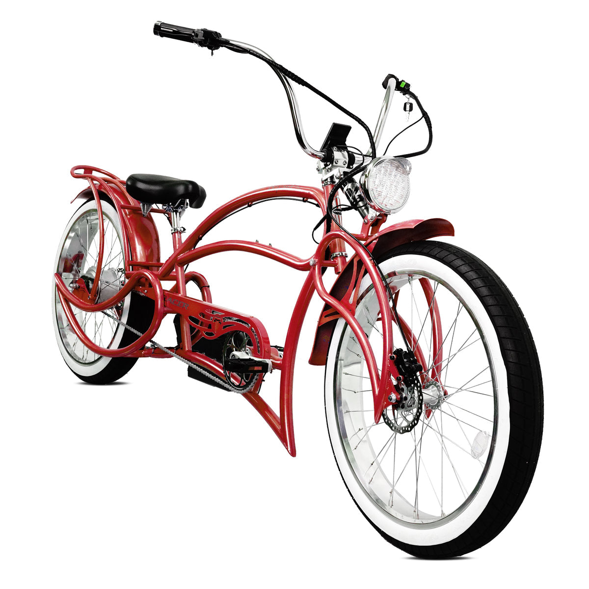 Tracer Beyond Pro Electric Bike 26'' Classic Stretch Chopper (EB-BEYOND PRO)