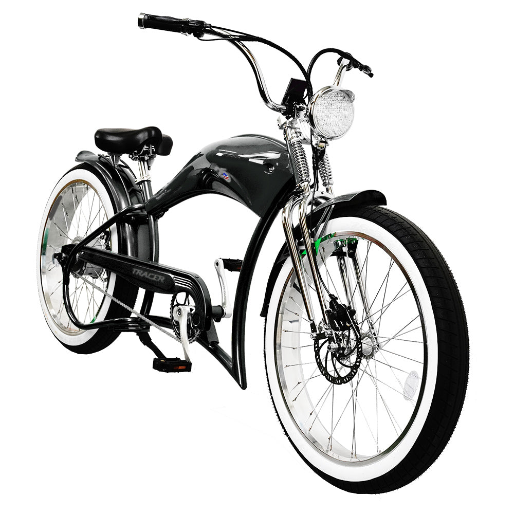 Tracer Twenty5 DS Electric Bikes 500W 26" Dual Springer Cruiser (EB-TWENTY5-DS)