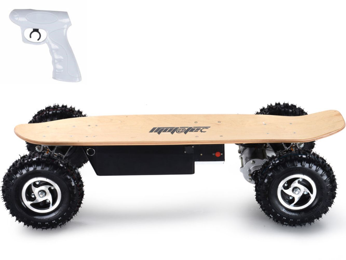 MotoTec 1600w Dirt Electric Skateboard Dual Motor Top Speed 22 MPH
