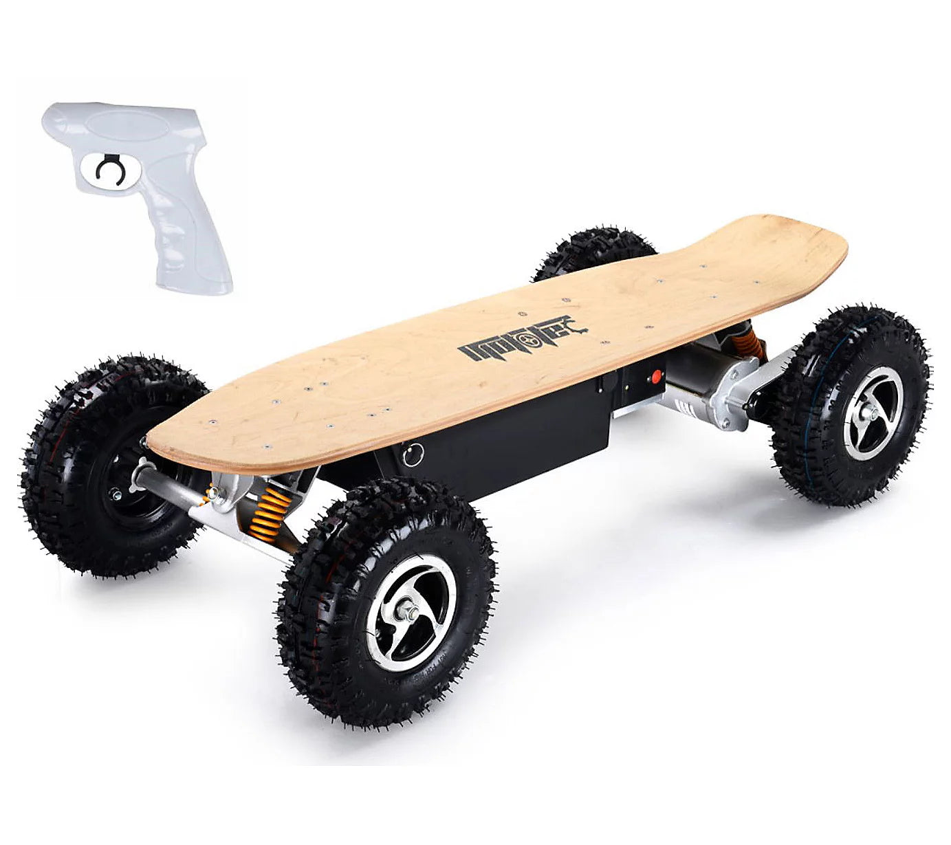 MotoTec 1600w Dirt Electric Skateboard Dual Motor Top Speed 22 MPH