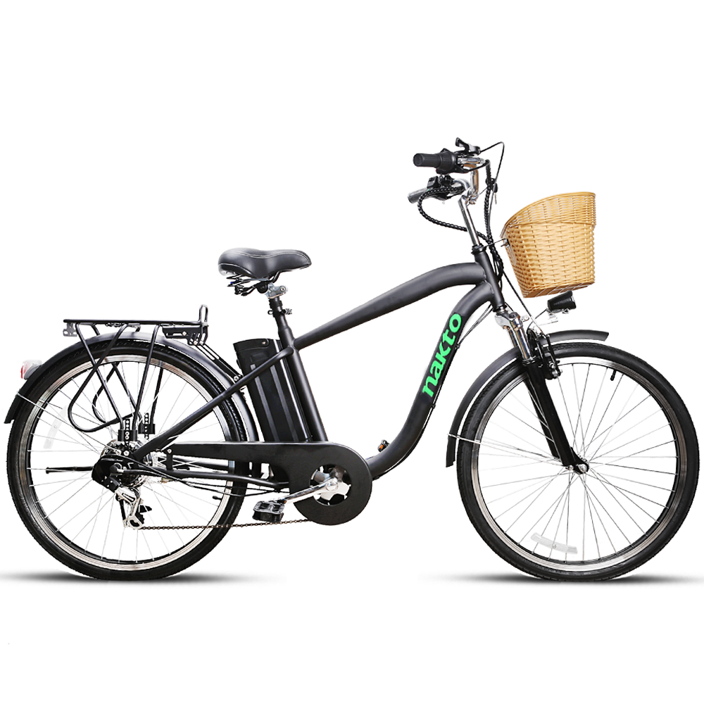 Nakto Camel 250W Electric Bike, Male Frame (A020100006) Top Speed 25 MPH