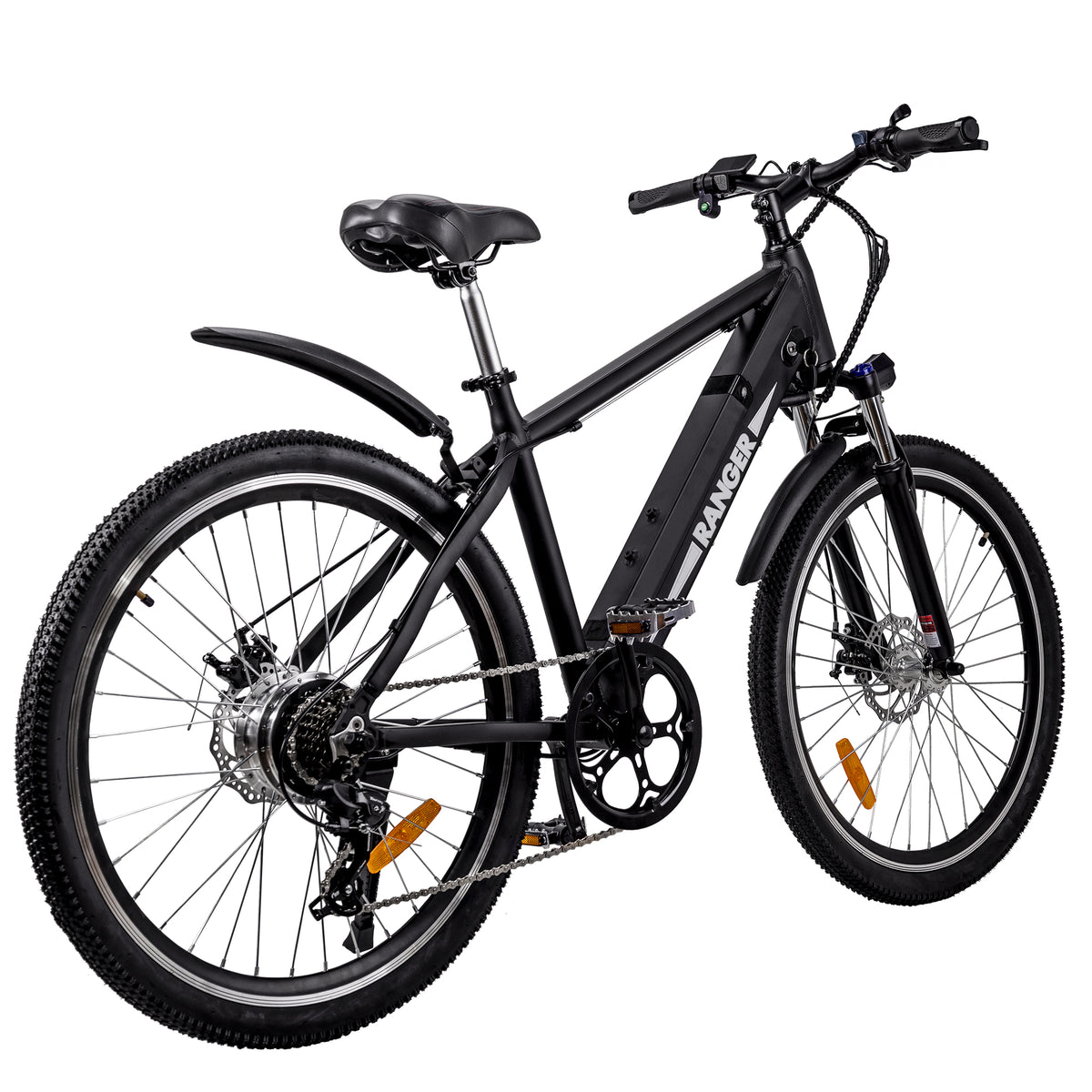 Nakto Ranger 2 Electric Bike, 500W Motor, Top Speed 20mph, 48V/8Ah Battery, 60-Mile Range, 26"x1.95" Tires, 400lbs Capacity, Dual Disc Brakes