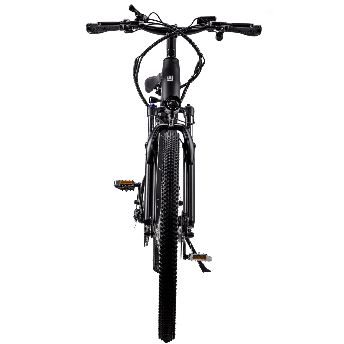 Nakto Ranger 2 Electric Bike, 500W Motor, Top Speed 20mph, 48V/8Ah Battery, 60-Mile Range, 26"x1.95" Tires, 400lbs Capacity, Dual Disc Brakes