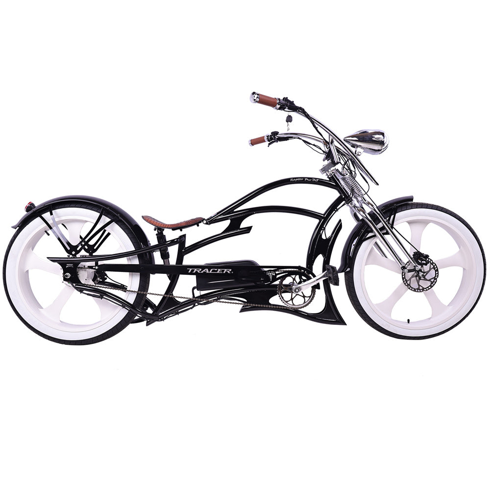 Tracer Raptor Pro DS Electric Bike 800W Stretch Cruiser (EB-RAPTOR PRO DS)