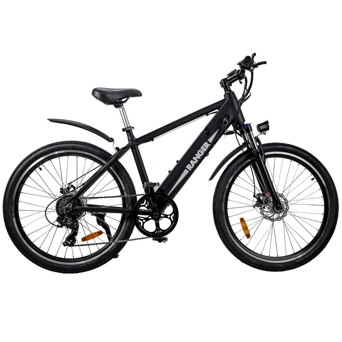 Nakto Ranger 2 Electric Bike, 500W Motor, Top Speed 20mph, 48V/8Ah Battery, 60-Mile Range, 26"x1.95" Tires, 400lbs Capacity, Dual Disc Brakes