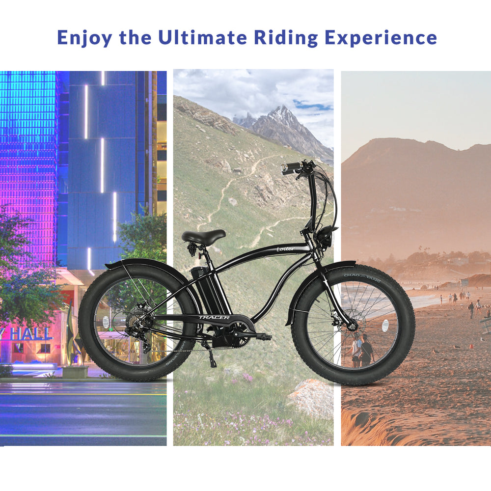 Tracer Loiter Electric Bike 26" 48V 800W Cruiser (EB-LOITER)