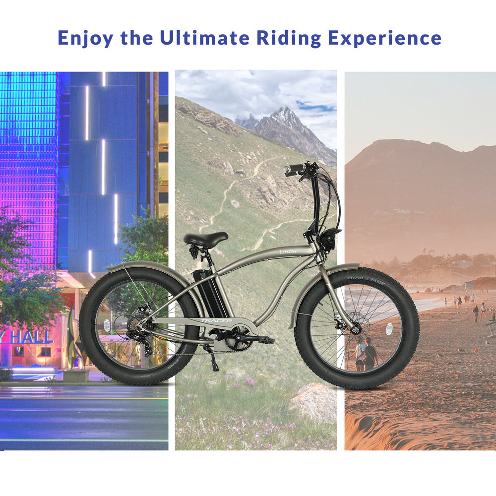Tracer Loiter Electric Bike 26" 48V 800W Cruiser (EB-LOITER)