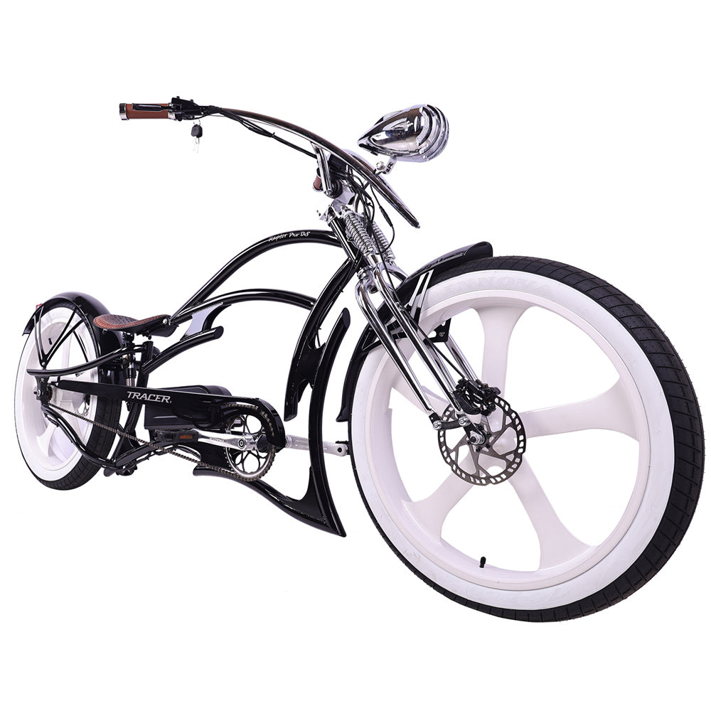 Tracer Raptor Pro DS Electric Bike 800W Stretch Cruiser (EB-RAPTOR PRO DS)