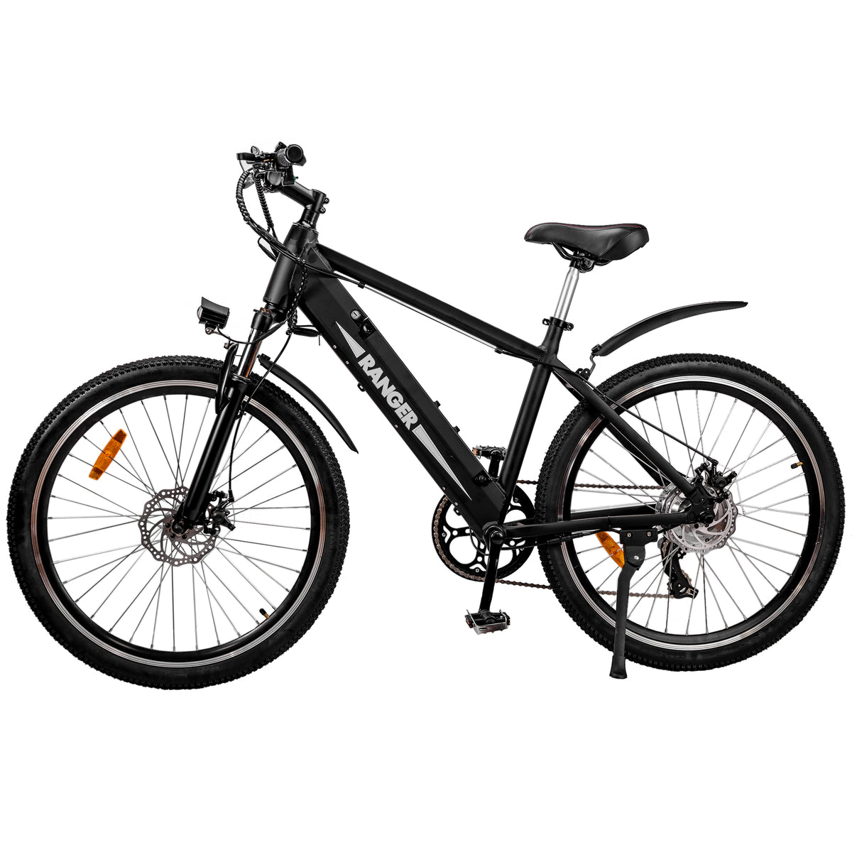 Nakto Ranger 2 Electric Bike, 500W Motor, Top Speed 20mph, 48V/8Ah Battery, 60-Mile Range, 26"x1.95" Tires, 400lbs Capacity, Dual Disc Brakes