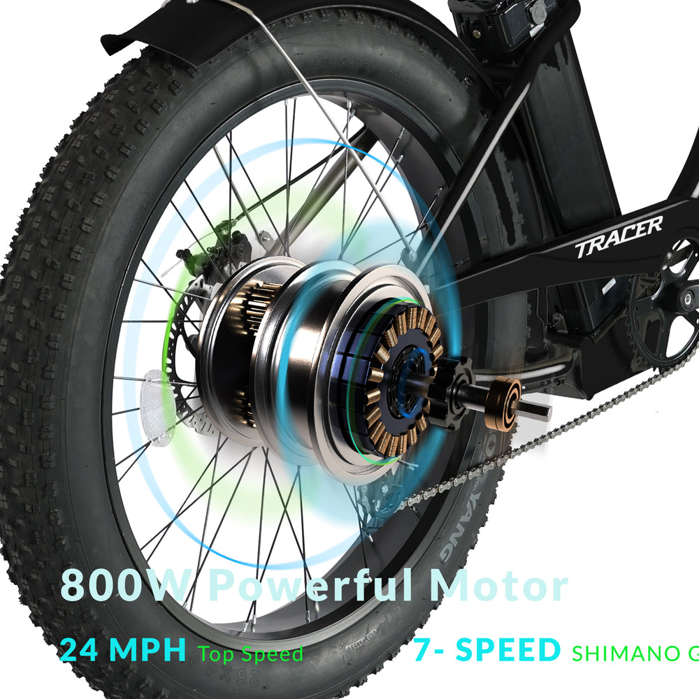 Tracer Loiter Electric Bike 26" 48V 800W Cruiser (EB-LOITER)