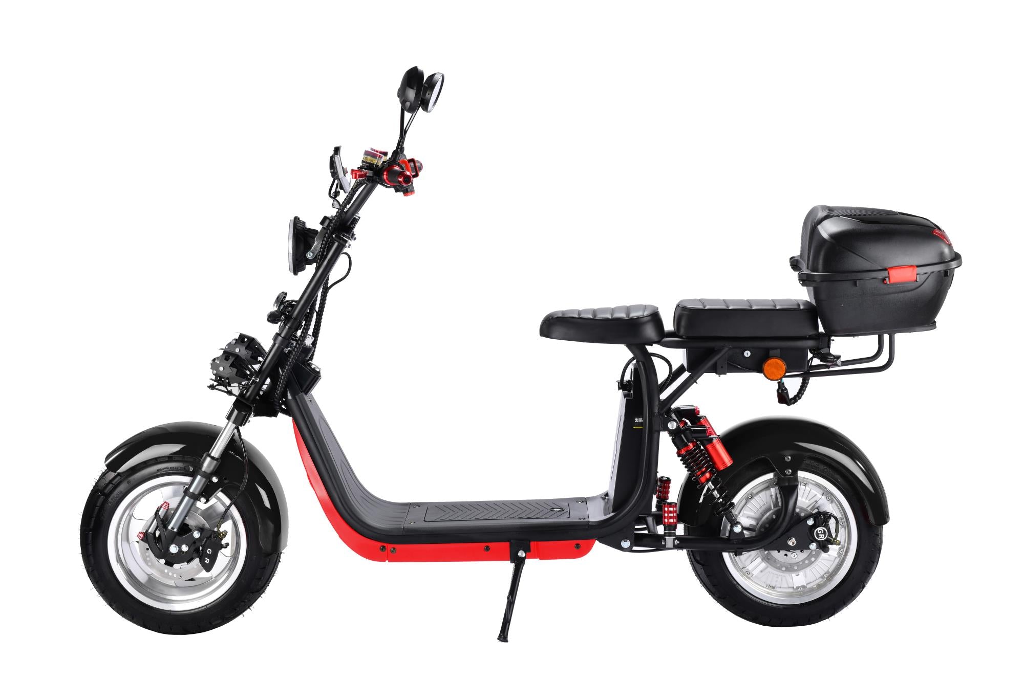 SoverSky SL1.0 Electric Scooter 3000w 60Miles/45MPH Fat Tire Moped