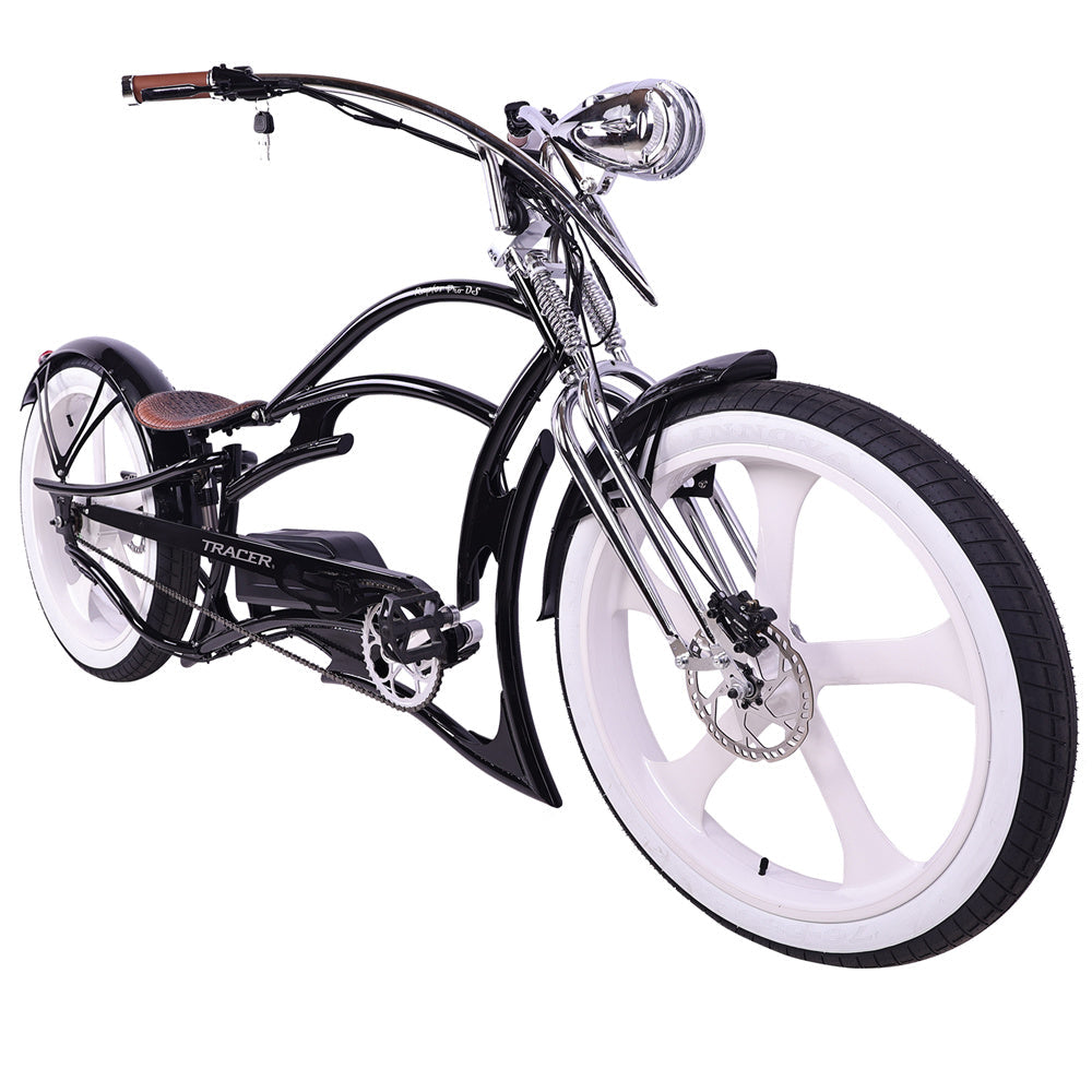 Tracer Raptor Pro DS Electric Bike 800W Stretch Cruiser (EB-RAPTOR PRO DS)