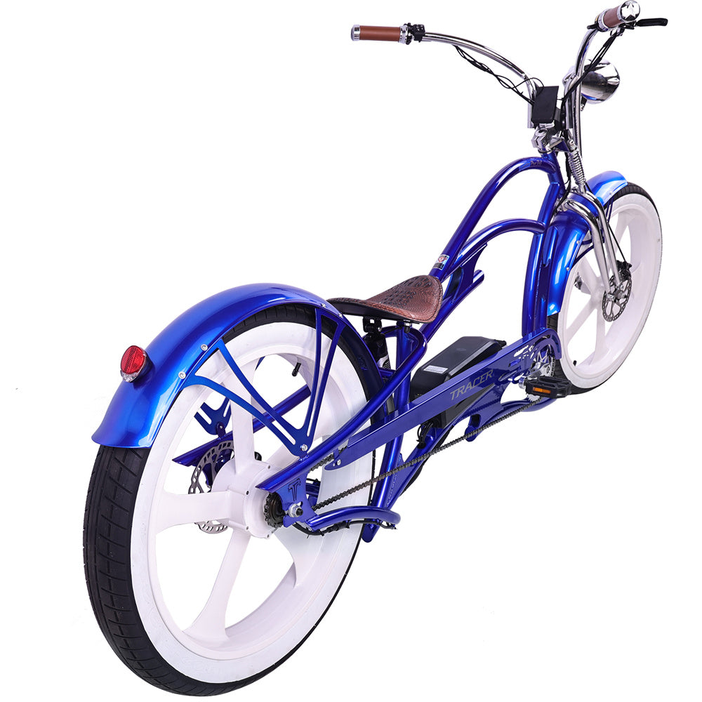 Tracer Raptor Pro DS Electric Bike 800W Stretch Cruiser (EB-RAPTOR PRO DS)
