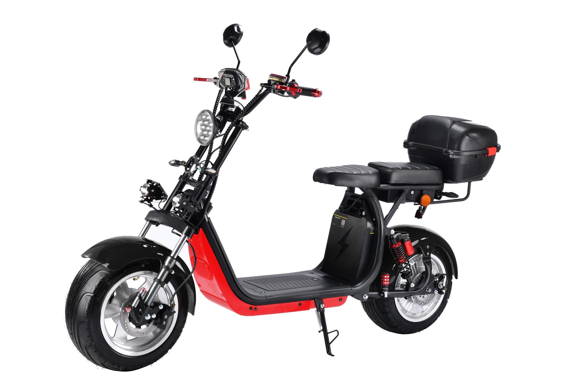 SoverSky SL1.0 Electric Scooter 3000w 60Miles/45MPH Fat Tire Moped