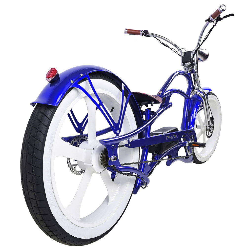Tracer Raptor Pro DS Electric Bike 800W Stretch Cruiser (EB-RAPTOR PRO DS)