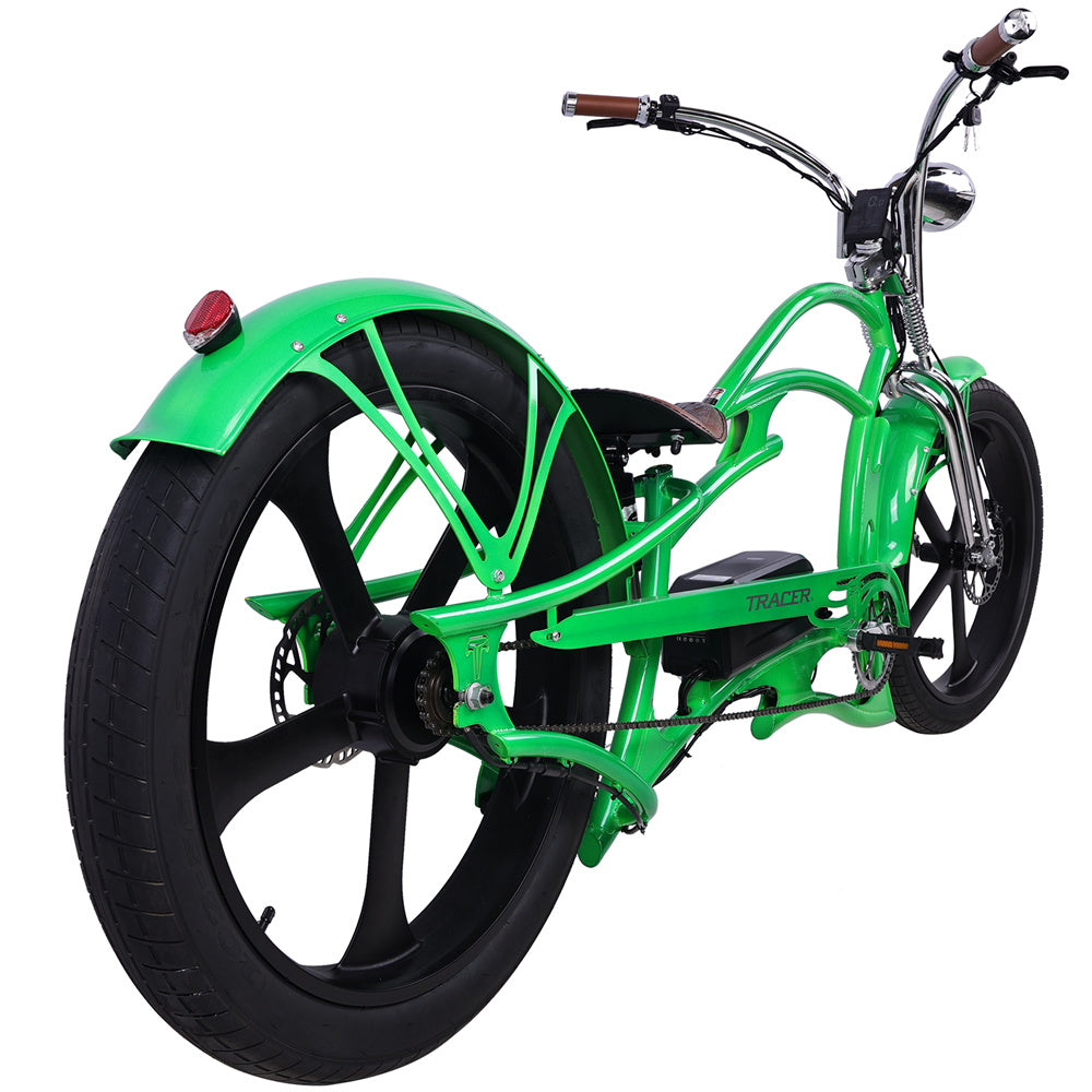 Tracer Raptor Pro DS Electric Bike 800W Stretch Cruiser (EB-RAPTOR PRO DS)