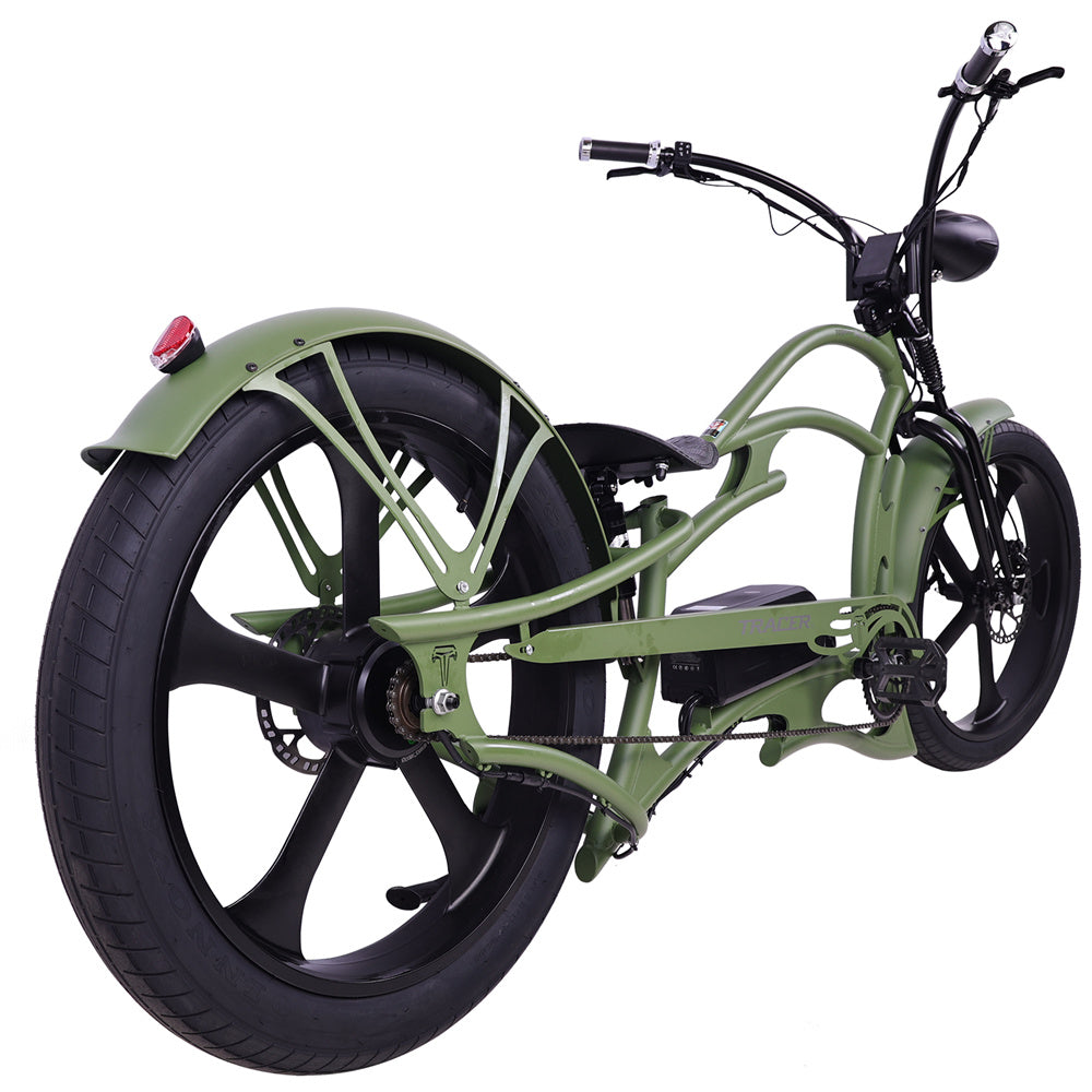 Tracer Raptor Pro DS Electric Bike 800W Stretch Cruiser (EB-RAPTOR PRO DS)