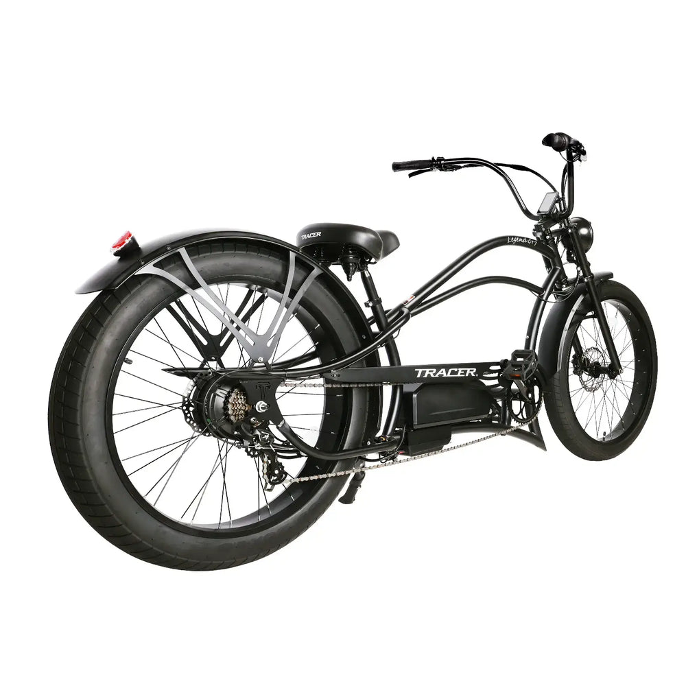 Tracer Legend GT7 Electric Bike 1000W Stretch Cruiser Chopper (EB-LEGEND GT7)