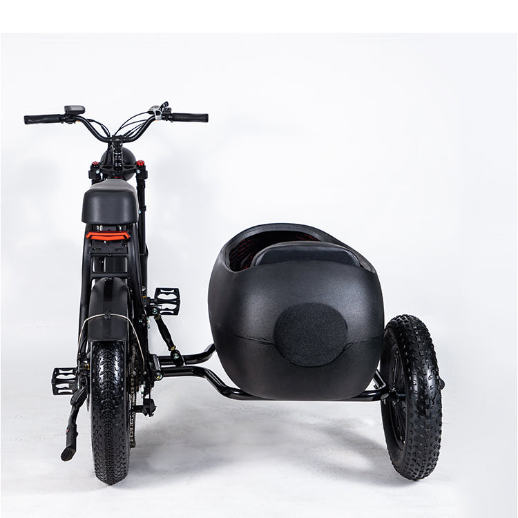 Soversky TS75 750W Electric Bike with Sidecar 28MPH 35Miles - SOV-TS75