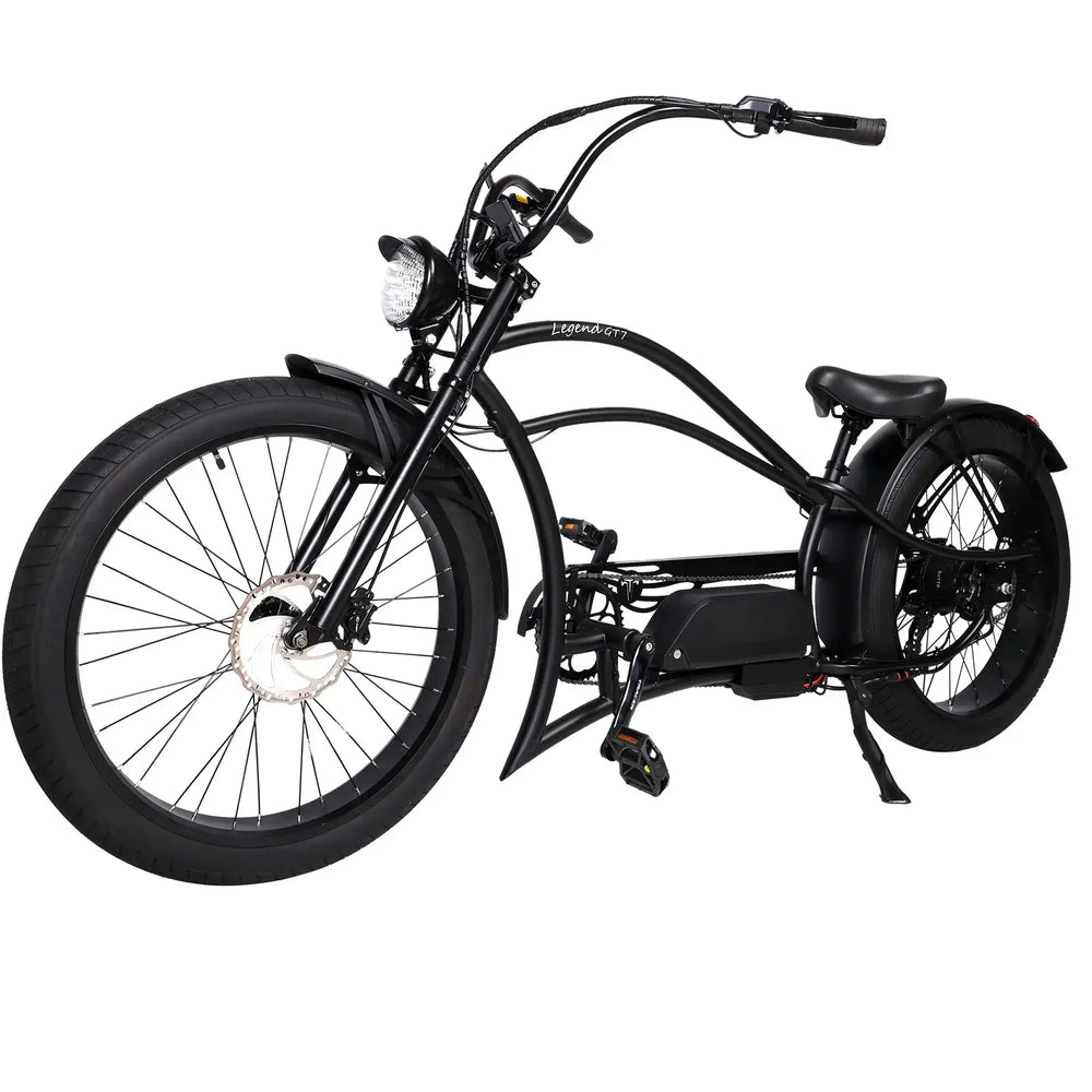 Tracer Legend GT7 Electric Bike 1000W Stretch Cruiser Chopper (EB-LEGEND GT7)