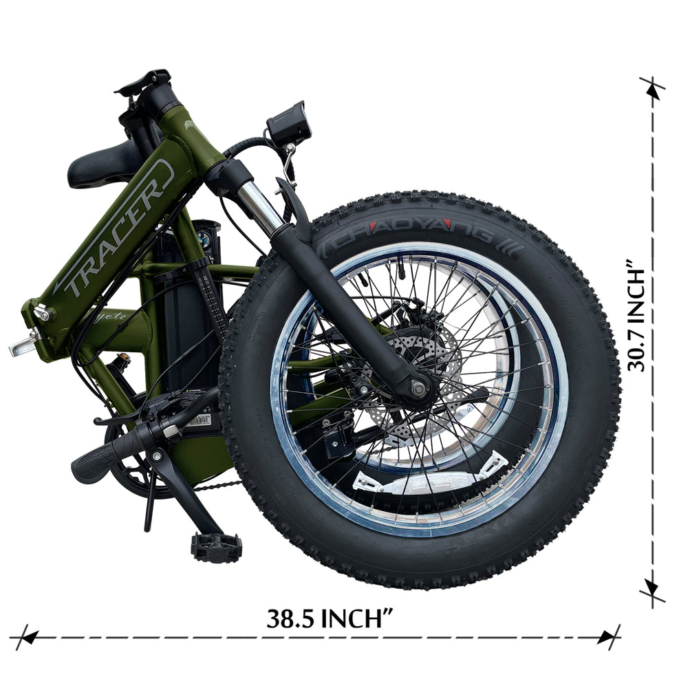 Tracer Coyote Electric Bike 20" 500W Foldable (EB-COYOTE)
