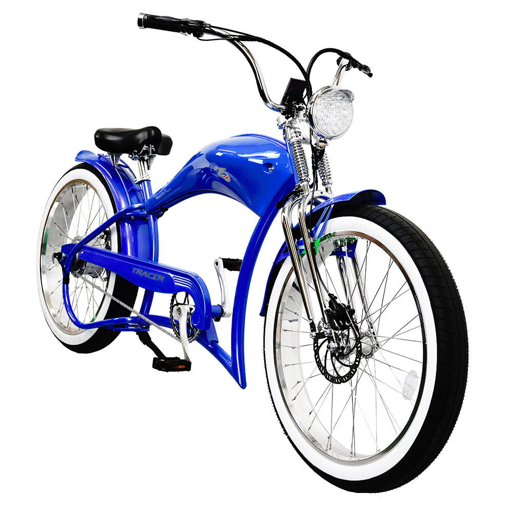 Tracer Twenty5 DS Electric Bikes 500W 26" Dual Springer Cruiser (EB-TWENTY5-DS)