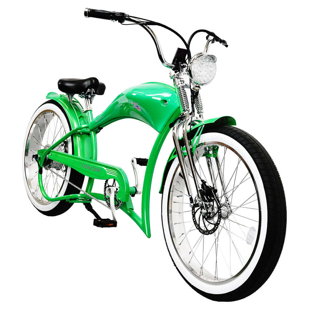 Tracer Twenty5 DS Electric Bikes 500W 26" Dual Springer Cruiser (EB-TWENTY5-DS)