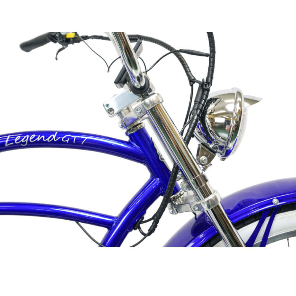 Tracer Legend GT7 Electric Bike 1000W Stretch Cruiser Chopper (EB-LEGEND GT7)