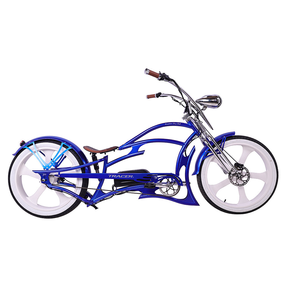 Tracer Raptor Pro DS Electric Bike 800W Stretch Cruiser (EB-RAPTOR PRO DS)