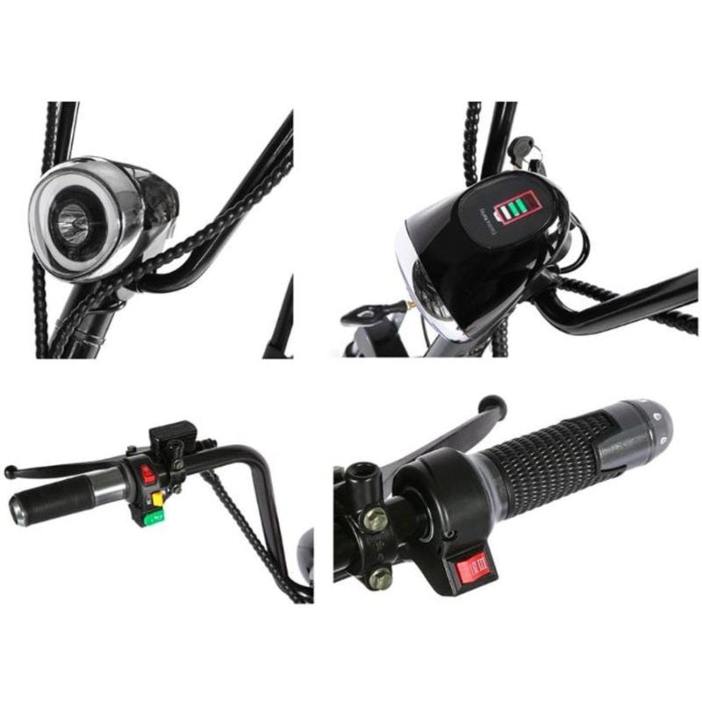 SoverSky X7 Golf Electric Scooter 60V 2000W Fat Tire - SOV-X7