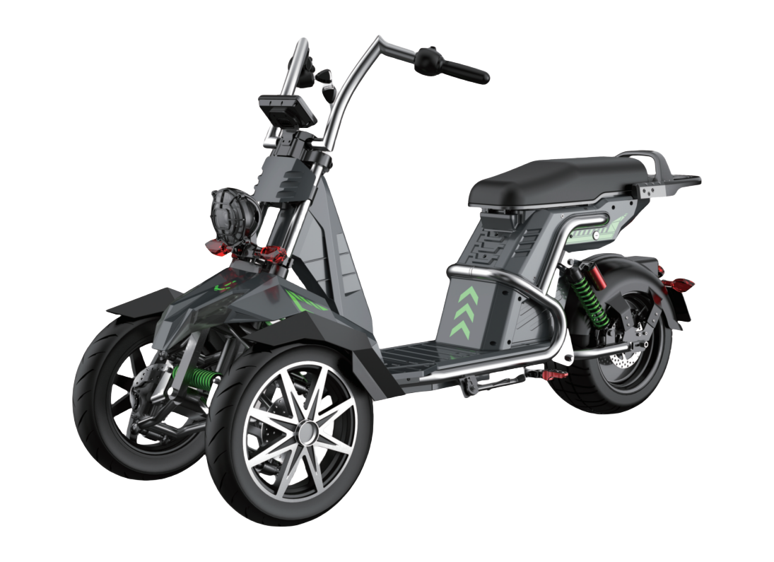 SoverSky T100 Electric Scooter 4000w Three Wheeled Motorcyle E-Trike 50Ah Li-Battery