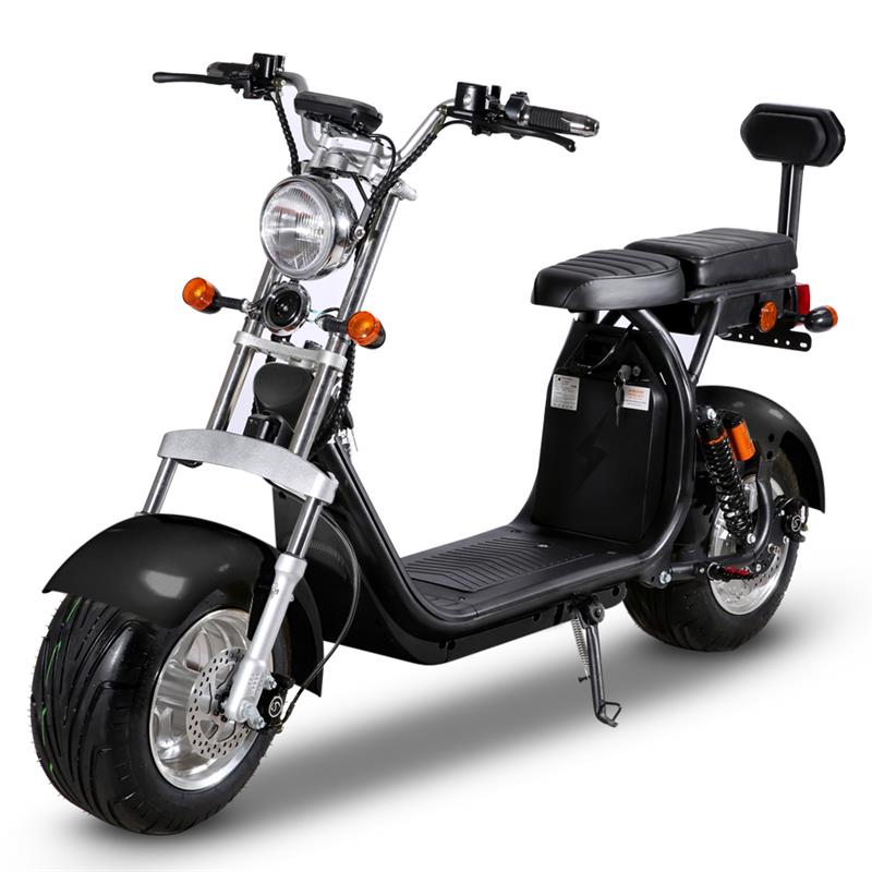 SoverSky SL1.0 Electric Scooter 3000w 60Miles/45MPH Fat Tire Moped