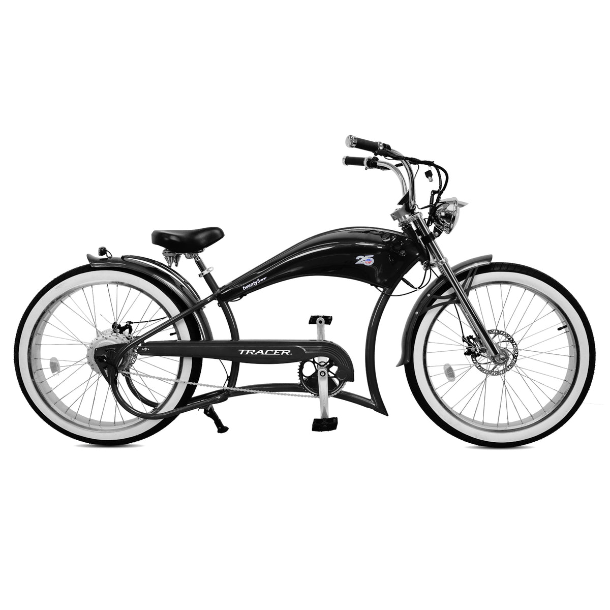 Tracer Twenty5 GT Electric Bike 500W 26" Chopper Cruiser (EB-TWENTY5-GT)