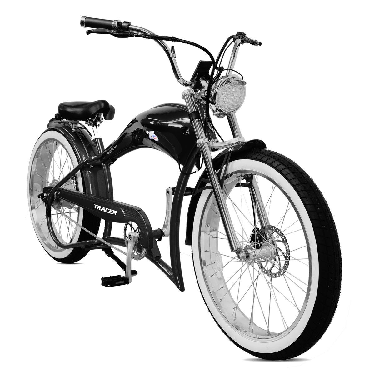 Tracer Twenty5 GT Electric Bike 500W 26" Chopper Cruiser (EB-TWENTY5-GT)